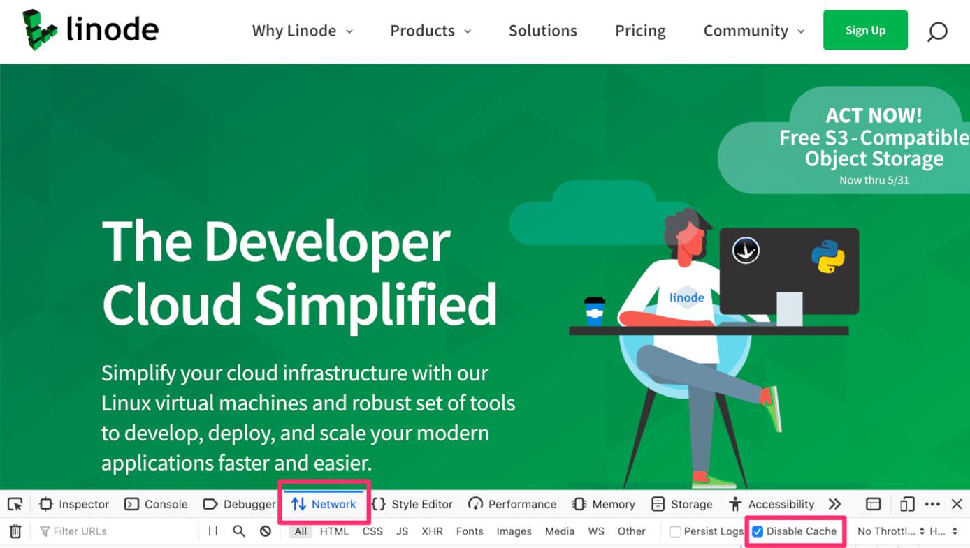 Firefox Web Developer Tools Disabled Cache Firefox Web Developer Tools Disabled Cache